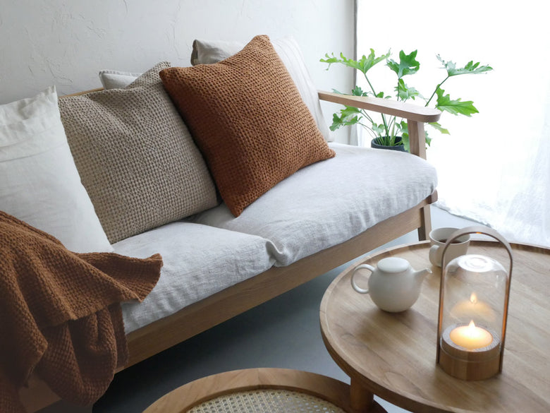 Magic Linenワッフルブランケット140x100cm