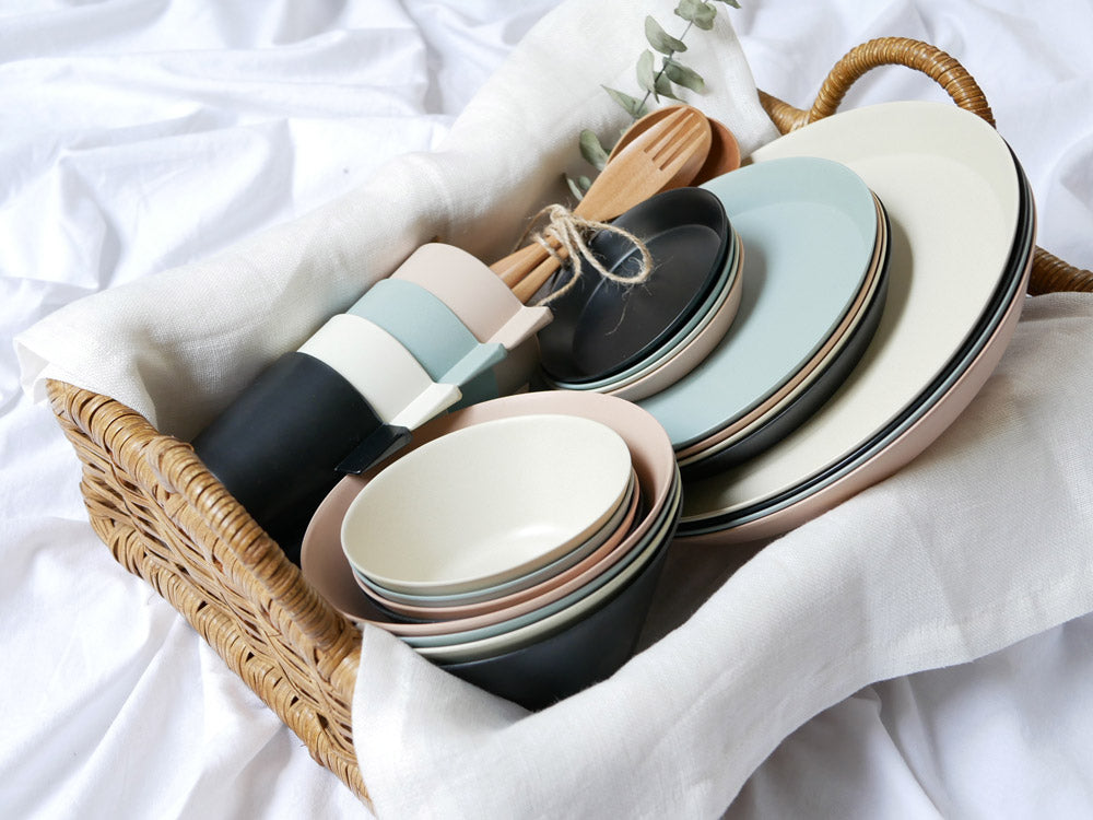 ideaco製バンブーメラミンusumonoプレート