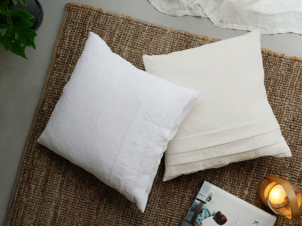 Magic Linen プリーツリネンピローケース