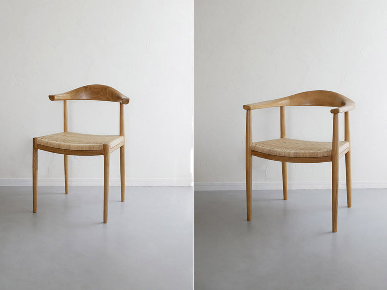 IDENTITY サンフラワーラタン チークダイニングチェア