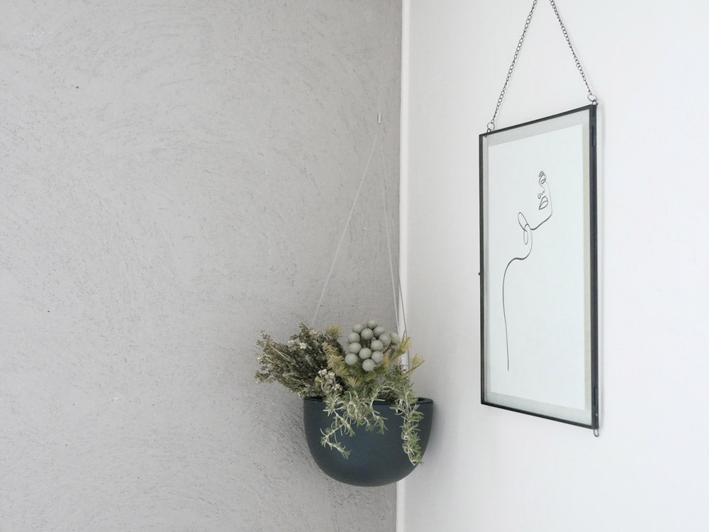 キントーのMサイズプラントポットとハンガー