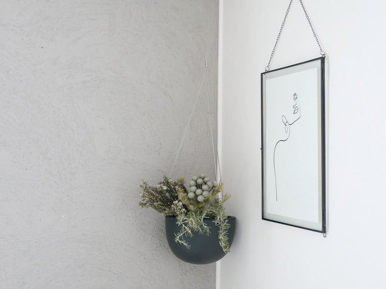 キントーのMサイズプラントポットとハンガー