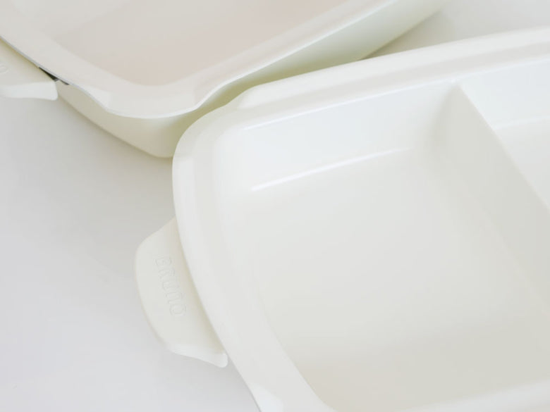 BRUNOグランデサイズ用仕切り鍋とグリルプレート、深鍋のセット