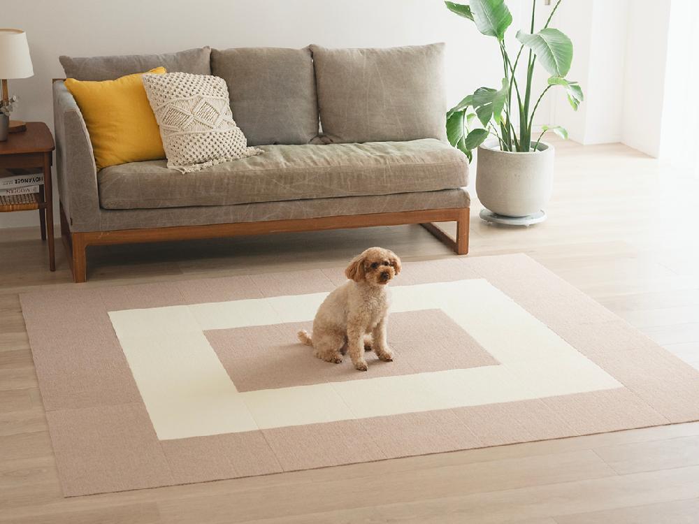 sankopet/サンコーペット】このコ想いのタイルマット 同色18枚入