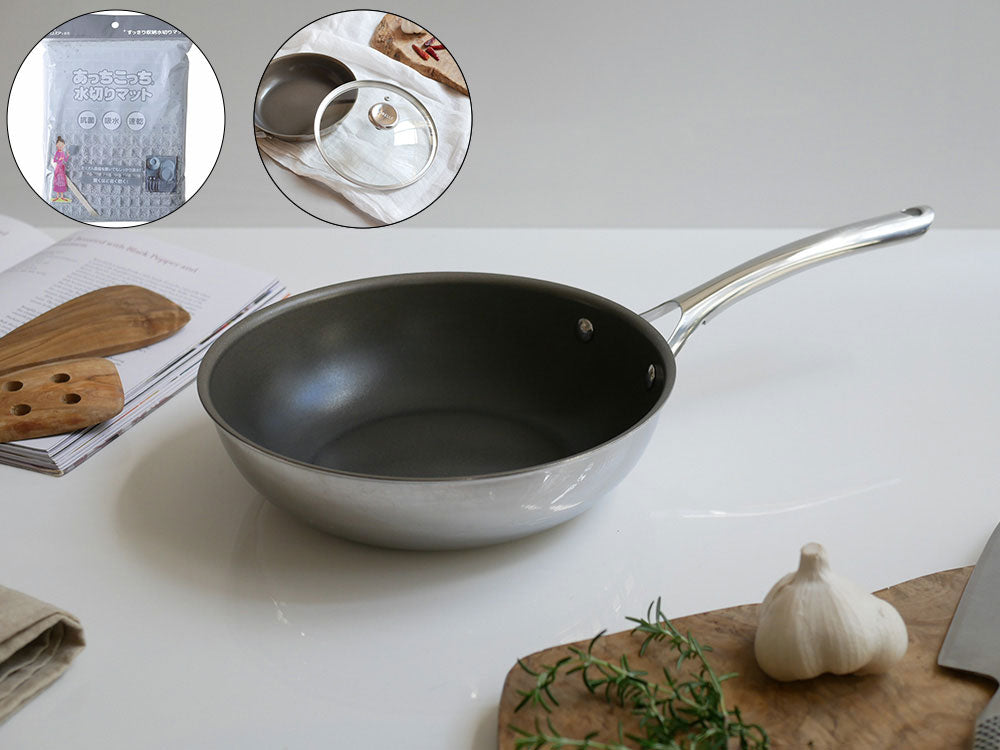 ノベルティ付》【CORELLE/コレール】こびりつきにくい次世代フライパン