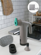 《ノベルティ付》【±０/プラスマイナスゼロ】スチームクリーナー（食器・テーブル・シンク周り用のふきん5枚入）