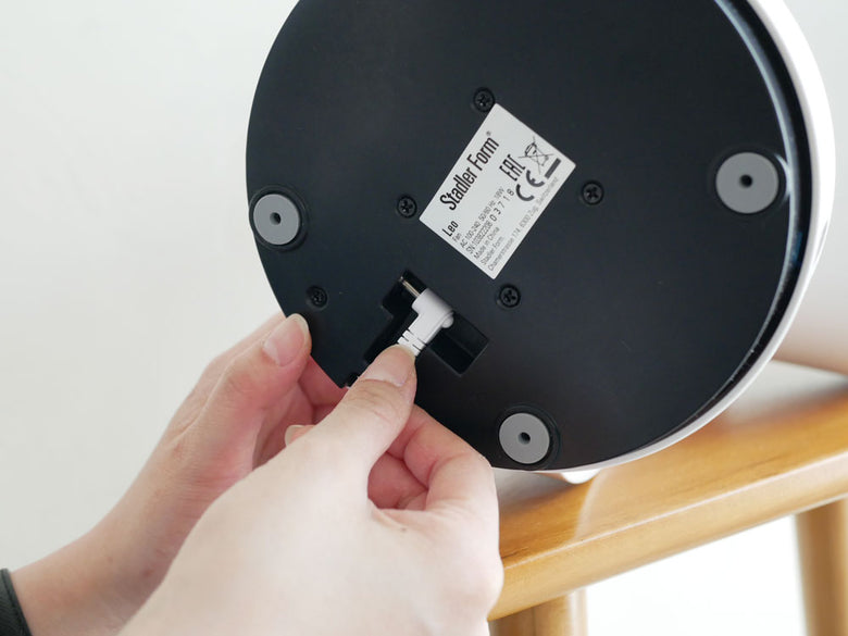 スタドラフォーム Leoサーキュレーターの銀色本体