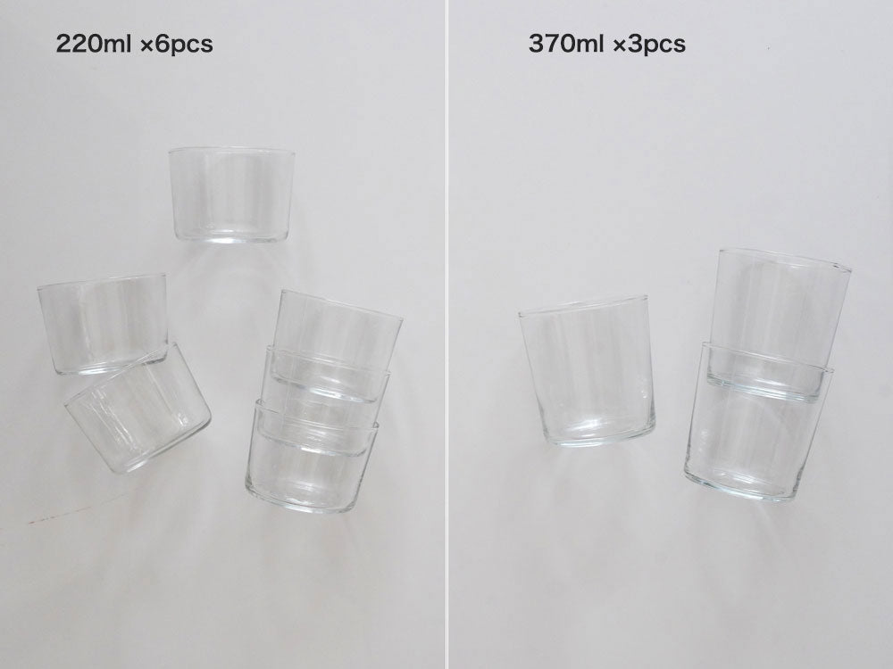 Bormioli Roccoの220ml物理強化ガラスグラス