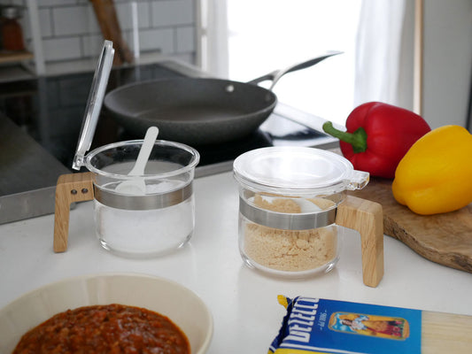 biite（ビッテ）パウダーポット500mlと計量スプーン5mlのセット