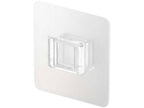 MIST/ミスト フィルムフック トレー W18。ABS樹脂製のトレーに四つのフィルムフックが取り付けられている商品画像