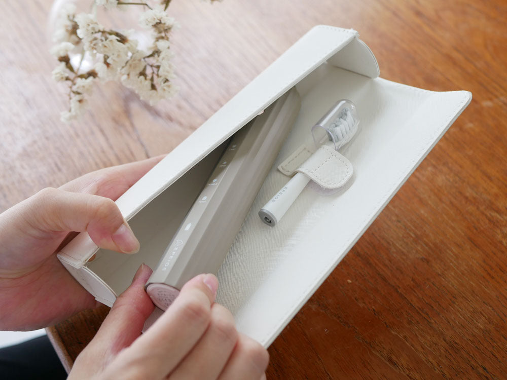 エペイオス Okare音波電動歯ブラシと携帯用ケース、替えブラシヘッドのセット