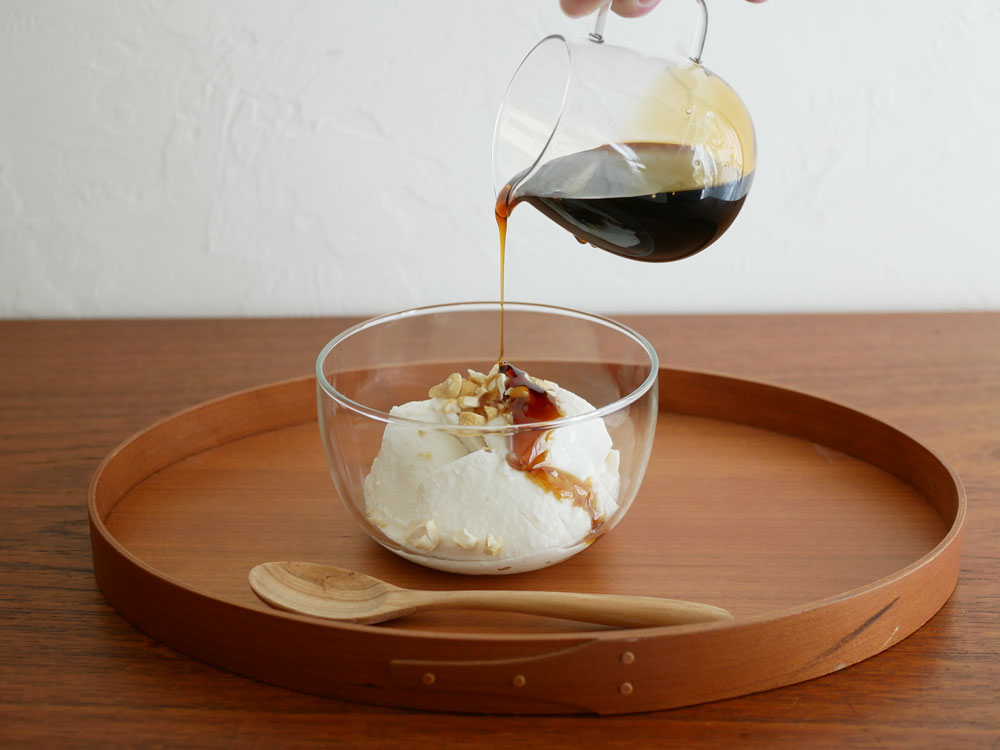 TG / ティージー】台湾ガラスIce Cream & Dessert Bowl 500ml / Salad