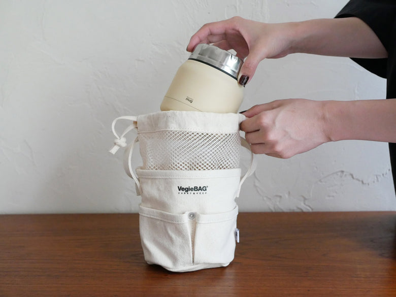 thermoマグミニタンク、フードコンテナ、VegieBAGコラボランチバッグのセット