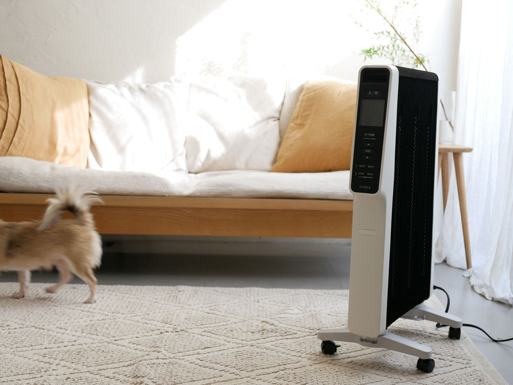 シロカ「かるポカ」遠赤外線軽量ヒーター本体の画像