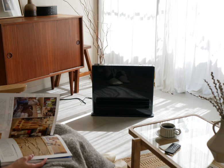 【THREEUP/スリーアップ】節電センサー付き 大風量パネルセラミックヒーター グランヒート