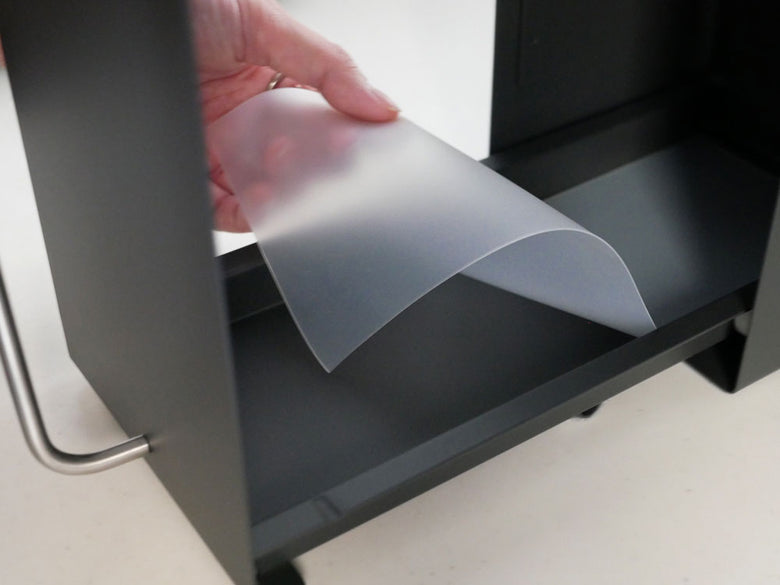 【UtaU】ピュアホワイトのスチール製スタンドドロワー、オフィス用品用の棚と引き出しが備わった収納キャビネット