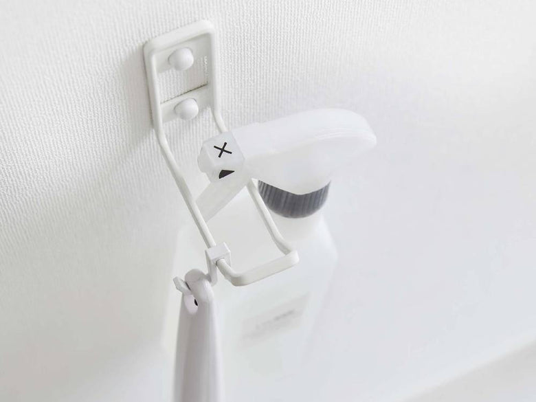 タワー製ウォールトイレ用品収納フック、プラスチックハンドル付き