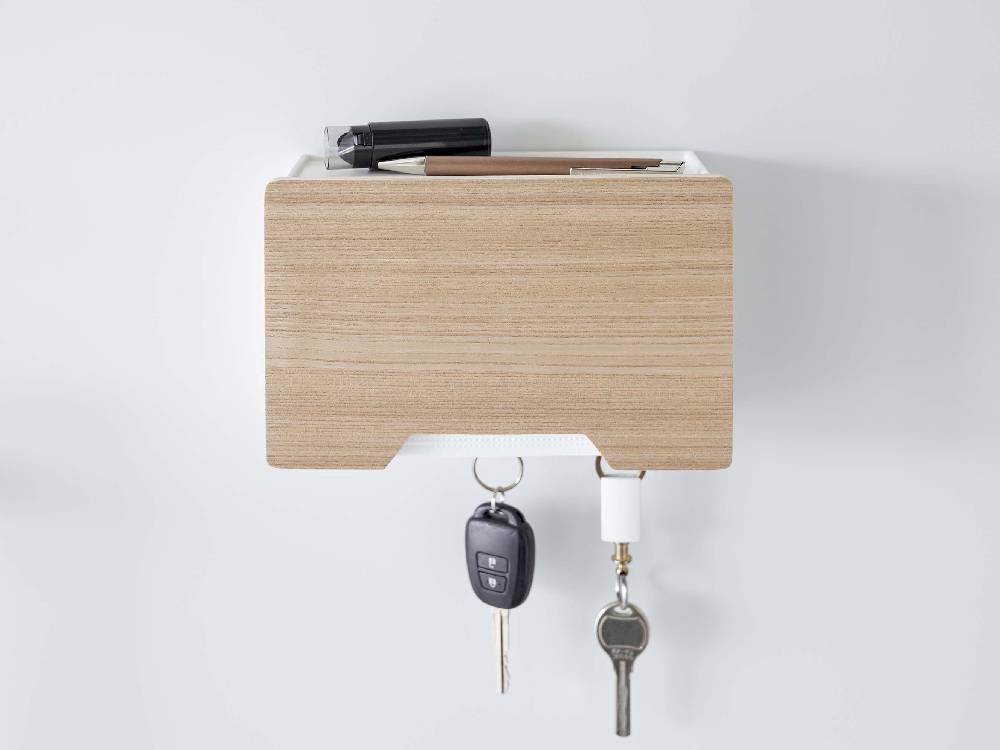 マグネットマスクホルダーが収納されたセキュリティボックスの画像