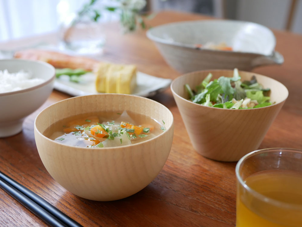 木の器】食洗機対応 天然木のマルチボール 2個セット｜【公式】ひなた