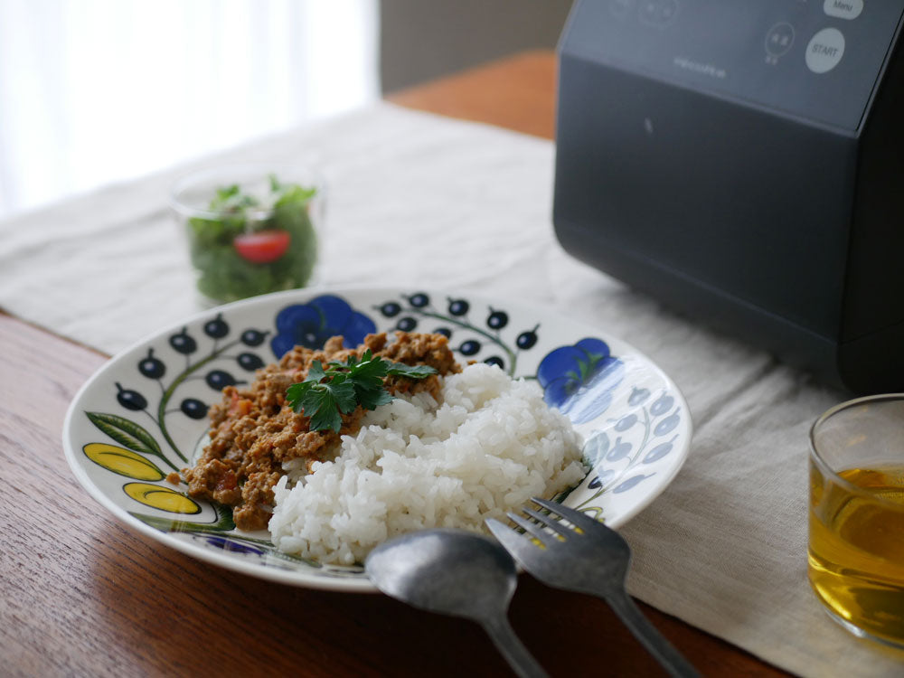 recolte クッキングライスクッカー recolte】ご飯と一緒におかずも作れるクッキングライスクッカー