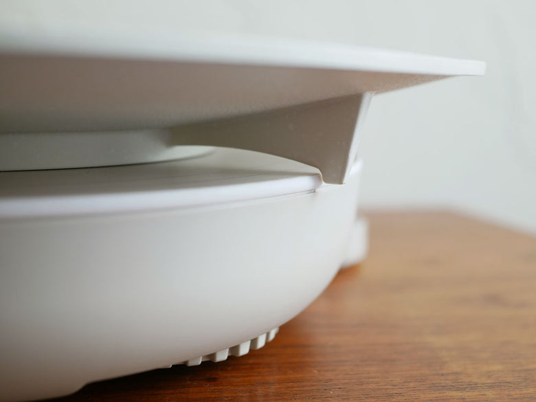 レコルトの卓上IHクッキンググリドル本体と専用プレートのセット