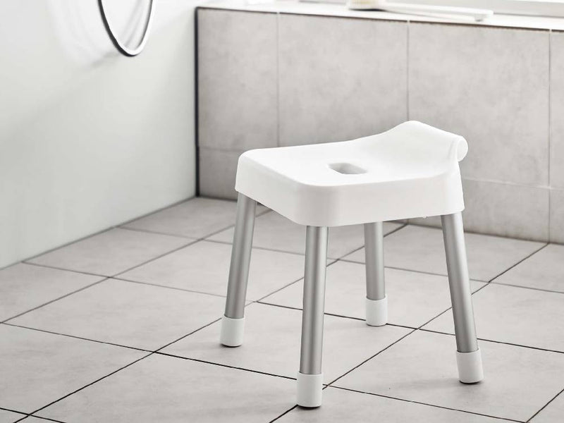 白色の【MIST/ミスト】引っ掛け風呂イス SH30