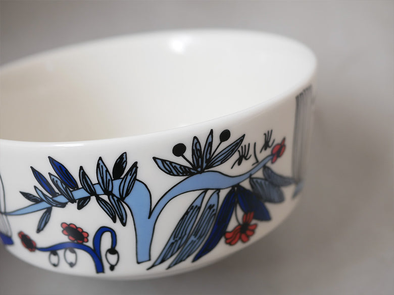 【Arabia/アラビア】プータルフリ ボウルの磁器製ディッシュウェア、直径約150mm、高さ約67mm