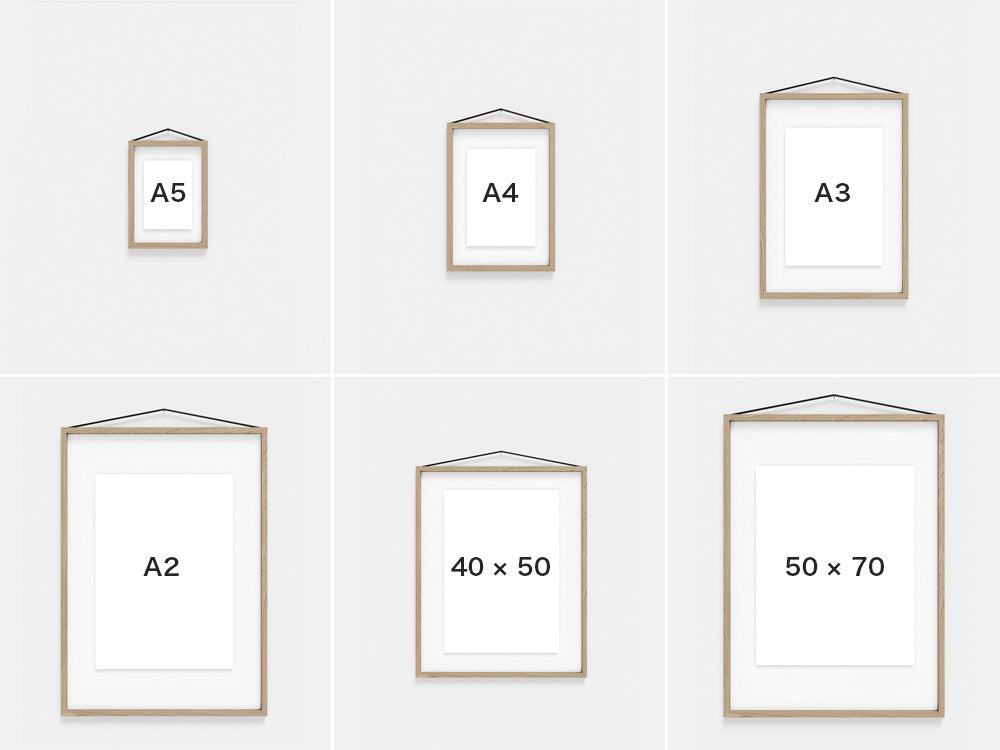 MOEBE/ムーベ FRAME 50×70cm オーク材の写真立て