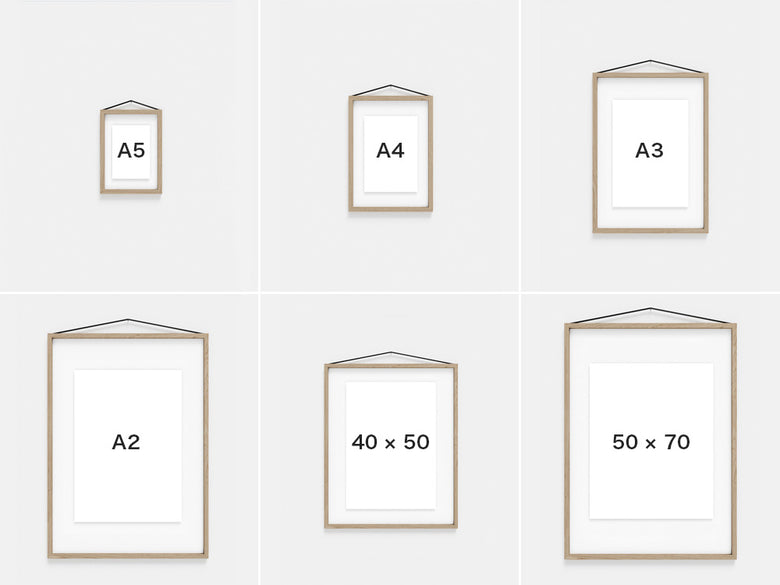MOEBE/ムーベ FRAME 50×70cm オーク材の写真立て