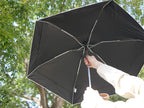 グレーのスマホサイズ折りたたみ傘