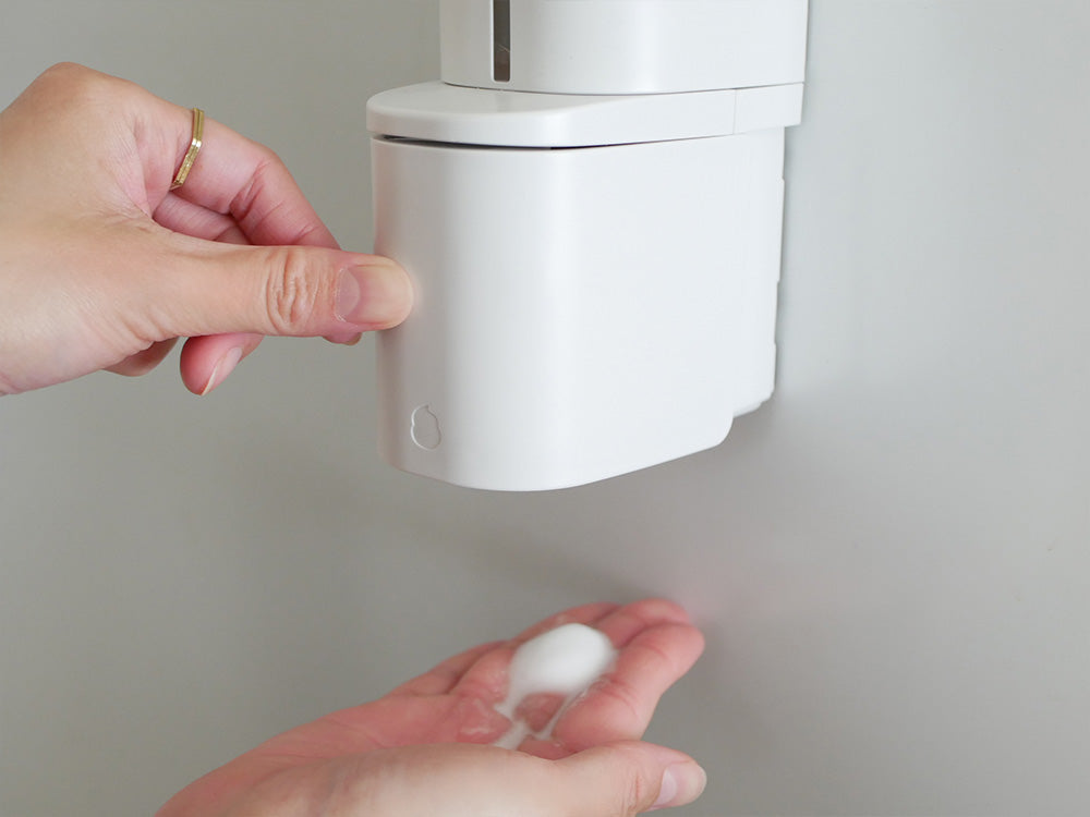 リッチェルの下から出るシールフックディスペンサー、プラスチック製の家庭用液体ディスペンサー