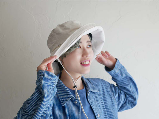 紫外線カット機能搭載のインプルーブDIGNITY日傘用フェドラサンハット