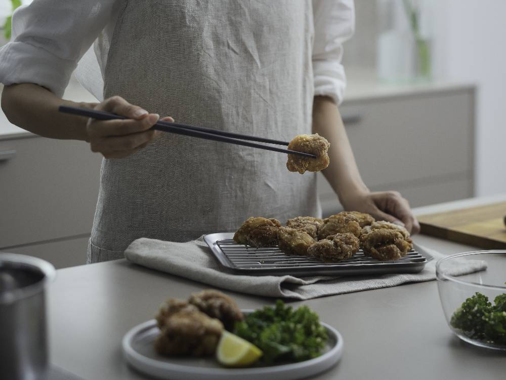 【marnaのきほん】ナイロンとシリコーンゴム製の耐熱230℃対応調理用菜箸一本