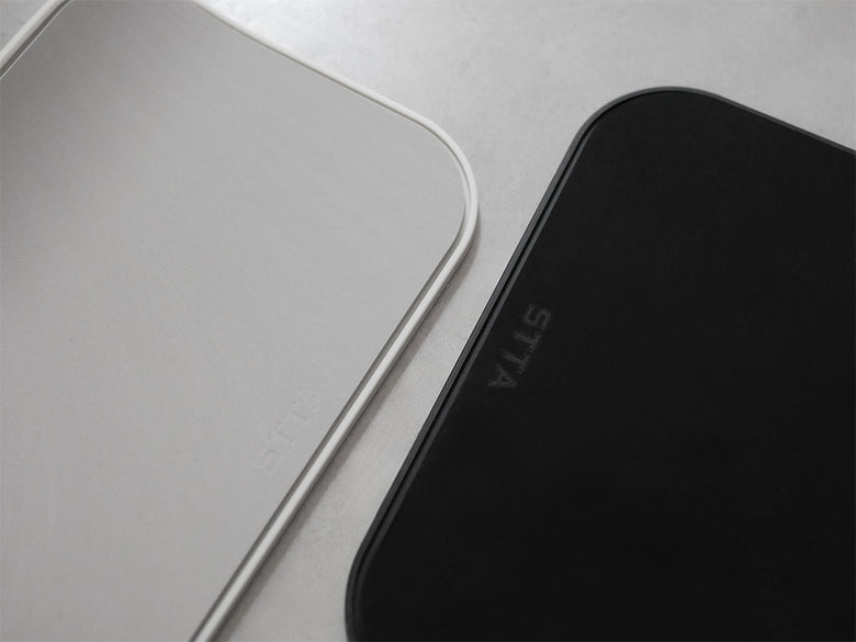 スッタの超速乾・超吸水2way水切りマット＆クロス、ライトグレー色のLサイズ