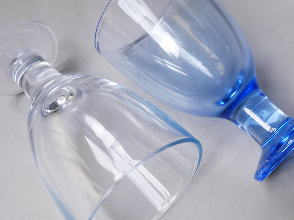 フィンランド製アラビア・ヴァーナ ユニバーサルの無鉛ガラス製クリアグラスペア2個セット