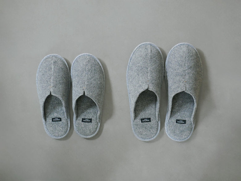 FRONTIERのroom’s easyWASH洗えるスリッパ、黒色Mサイズ