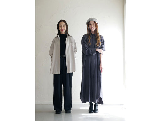 【Comore sun】ONもOFFも自分らしく 大人カジュアルシャツ・シャツワンピース