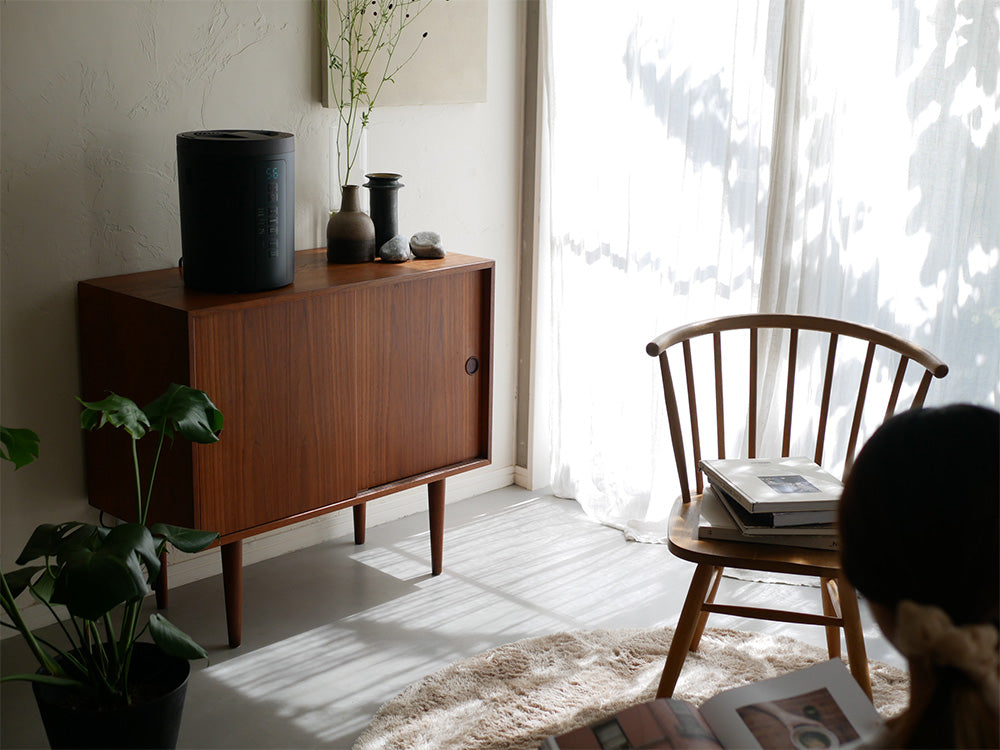 【THREE UP/スリーアップ】多機能スチーム加湿器 スチームポット