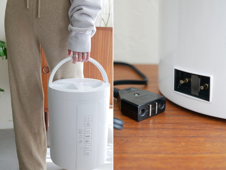 【THREE UP/スリーアップ】多機能スチーム加湿器 スチームポット