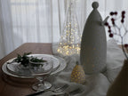 レダーの「Angel of light」クリスマス装飾用磁器製テーブルウェアセット、LEDミニライト付き