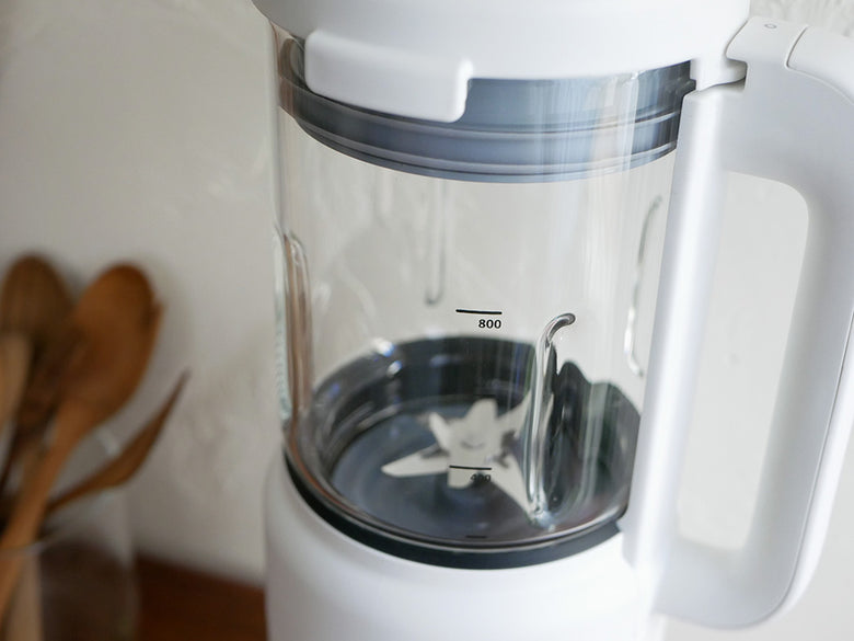 シロカおうちシェフヒーター機能付きブレンダー本体と付属品