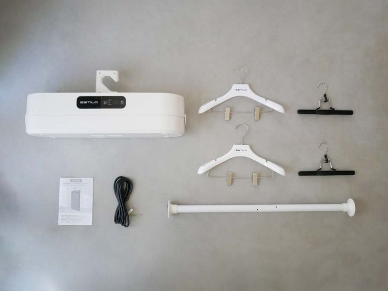 ESTILO（エスティロ）スチームイオンリフレッシャーのモダンアイボリーカラーのプラスチック製本体