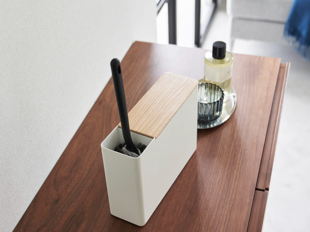 【リン】替えモップ入れ付きハンディーワイパースタンド、スチール製で替えモップ6個を収納可能な家庭用掃除用品スタンド