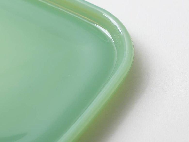 【ideaco/イデアコ】ホウケイ酸ガラス製スクエアプレート2点セット