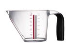 セレクト100製600ml計量カップ、透明なアス樹脂素材で目盛り付きのキッチン用計測器具