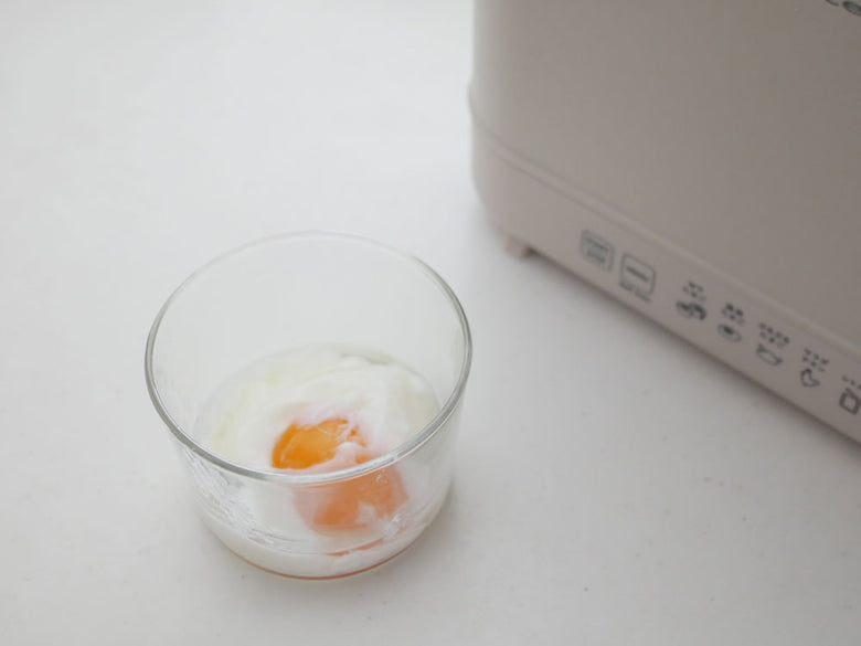 レコルトのクリームホワイトエッグ＆ボイルクッカー
