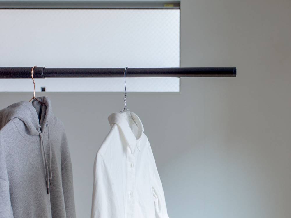 モリタのインテリア物干し竿SENとハンガー