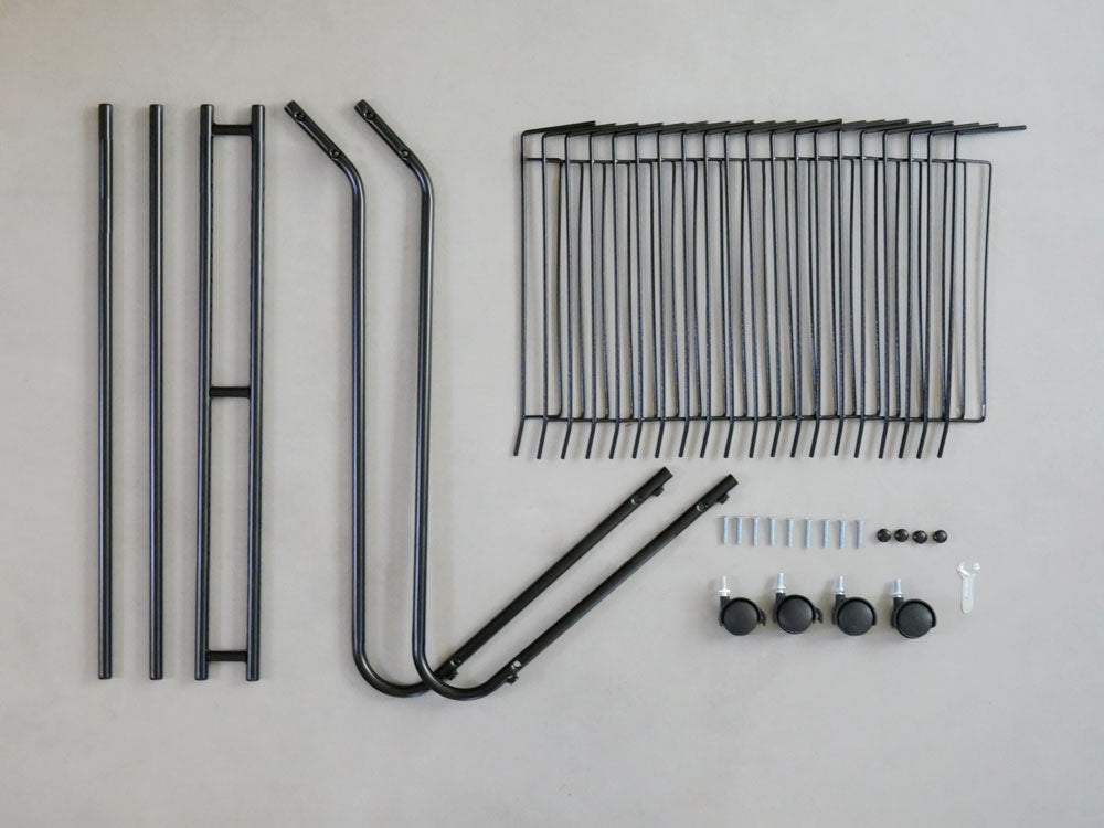 ビーワースセレクション スラックスハンガー20本掛け ブラック