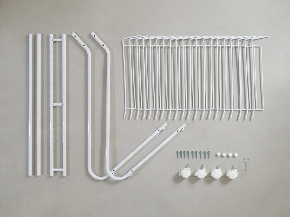 スチール製20本掛けスラックスハンガー