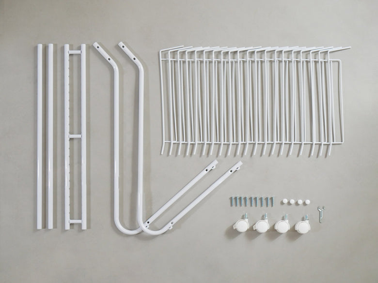 スチール製20本掛けスラックスハンガー